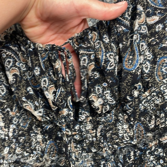 Free People Lolita Paisley Print Blouse - Picture 8 of 12